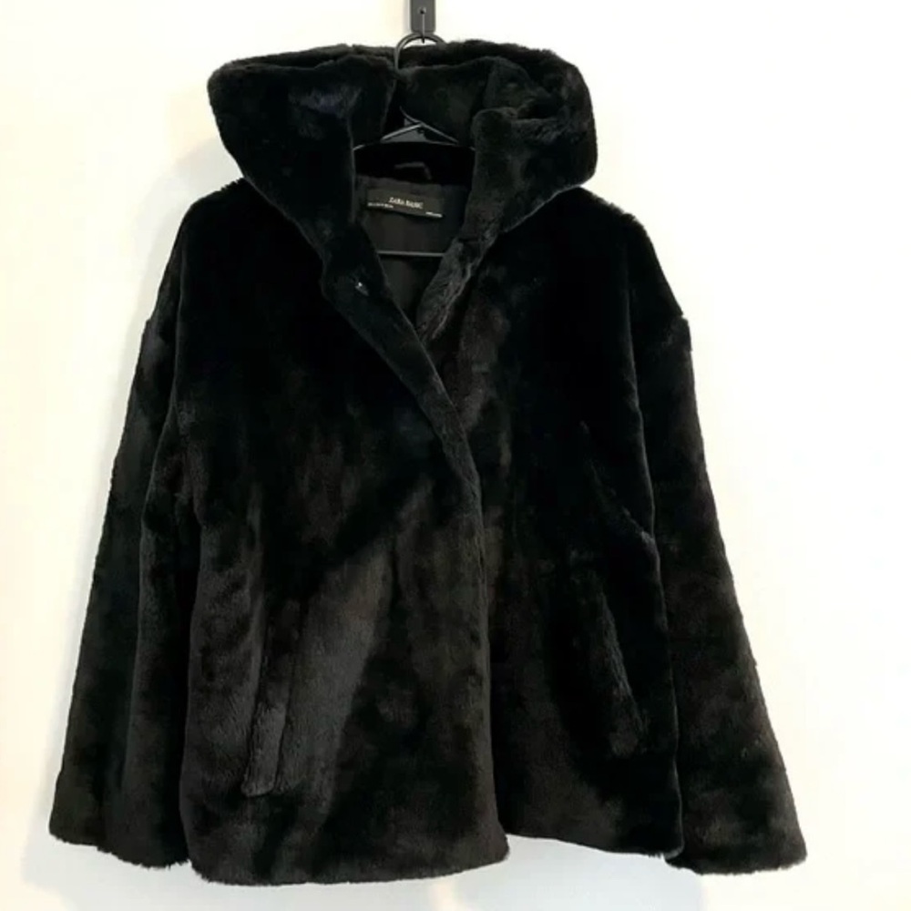 Faux fur jacket